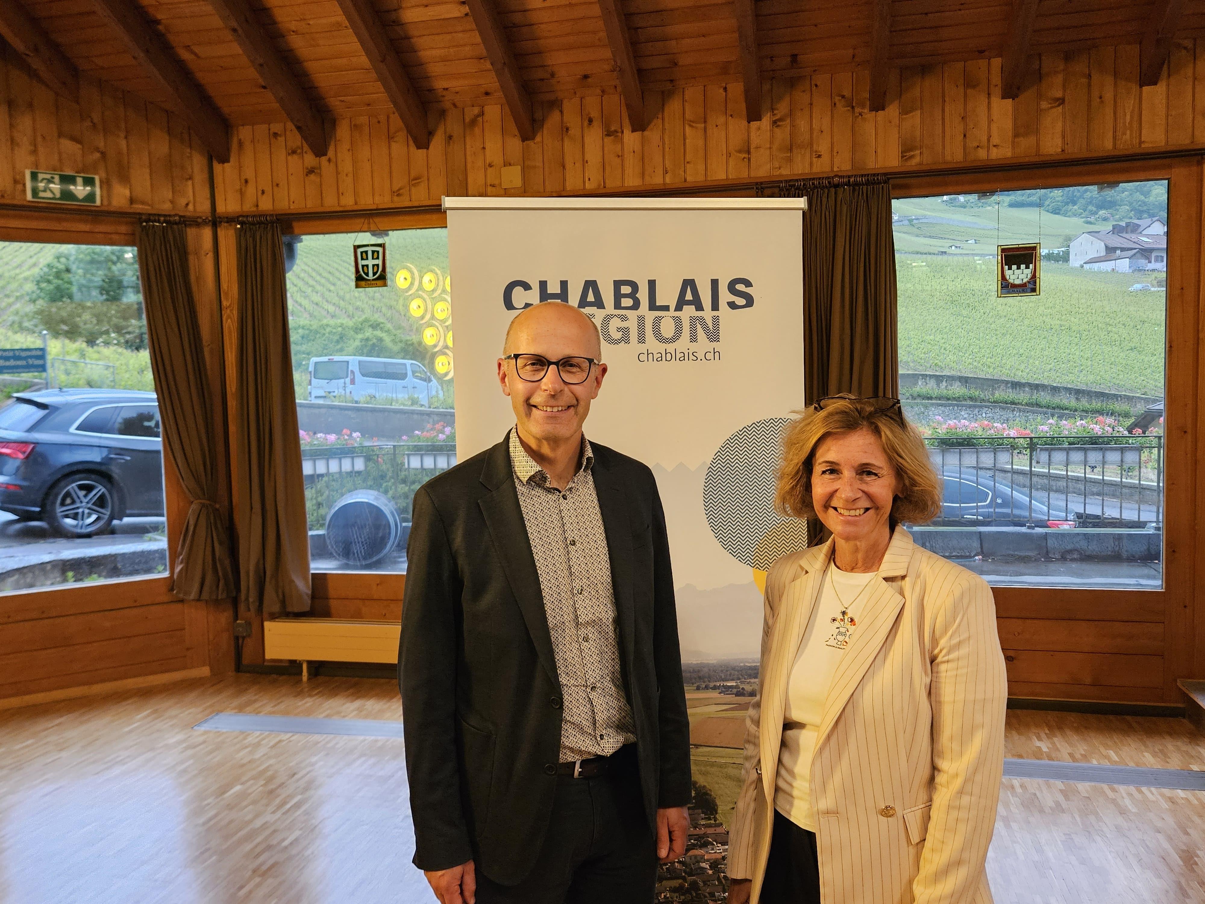 Xavier Lavanchy est le nouveau président de l'Association Chablais Région
